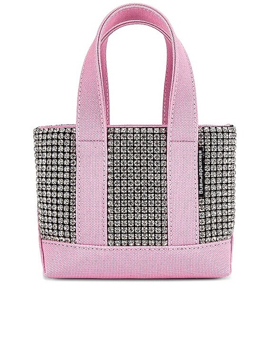 Alexander Wang Handbags - Alexander Wang Pink Crystal-Embellished Tote